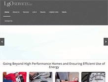 Tablet Screenshot of lgoservices.com